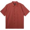 Quiksilver Men’s Centinela 4 Button Up Comfort Fit Pocket Shirt(Tandori Spice Pineapple Bay)