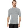 Quiksilver Mens Everyday Upf50 Short Sleeve Rashguard(Quarry)