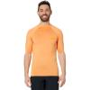 Quiksilver Mens Everyday Upf50 Short Sleeve Rashguard(Tangerine)