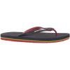 Quiksilver Men’s Haleiwa Flip-Flops(Black/Red/Green)