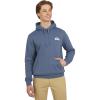 Quiksilver Men’s Regular Fit Super Soft Fleece Midweight Pullover Hooded Sweatshirt(Navy Heather)