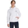 Quiksilver Men’s Regular Fit Super Soft Fleece Midweight Pullover Hooded Sweatshirt(White)