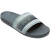Quiksilver Men’s Rivi Wordmark Slide Sandals(Grey 1)