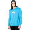 Quiksilver Men’s Solid Streak Long Sleeve UPF 50 Rashguard(Blithe)