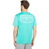 Quiksilver Men’s Standard Gut Check Short Sleeve Rashguard UPF 50+(Pool Green)