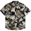 Quiksilver Mens Strange Daze Button Up Woven Shirt(Black (Wild Time))