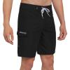 Quiksilver Men’s Swimwear Regular Fit Fixed Waist UPF 50 Quick Dry 20 Inch Board Shorts(Black)
