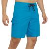 Quiksilver Men’s Swimwear Regular Fit Fixed Waist UPF 50 Quick Dry 20 Inch Board Shorts(Hawaiian Ocean)