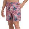 Quiksilver Men’s Swimwear Regular Fit Stretchable Comfort Liner Swim Trunks (S-XXL)(Floral Design – Dusty Rose)