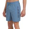 Quiksilver Men’s Swimwear Regular Fit Stretchable Comfort Liner Swim Trunks (S-XXL)(Solid Design – Blue Shadow)