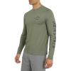 Quiksilver Men’s Swimwear Regular Fit UPF 50 Long Sleeve Sun Tee Rash Guard Shirt (S-XXL)(Sea Spray)