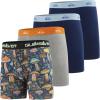 Quiksilver Mens Underwear 4 Pack Boxers for Men Supersoft Brushed Polyester Mens Boxer Briefs(Assortment 3)