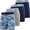 Quiksilver Mens Underwear 4 Pack Boxers for Men Supersoft Brushed Polyester Mens Boxer Briefs(Assortment 5)