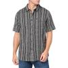 Quiksilver Men’s Vibrations Classic Button Up Woven Top(Tarmac Dobby Jacquard Ss 241)