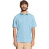 Quiksilver Men’s Water 2 Collared Polo Shirt(Dusk Blue Water Polo 2)