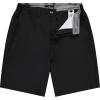 Quiksilver Shorts for Men Big and Tall, Hybrid Stretch Amphibian Quick Dry Short(Black)