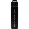 Quiksilver Venice 24 oz Insulated Water Bottle With Lock & One-Push Straw Lid, Stainless Steel Double Wall Vacuum Leakproof Tumblers for Sports, Travel, Gym(Black)