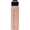 Quiksilver Venice 24 oz Insulated Water Bottle With Lock & One-Push Straw Lid, Stainless Steel Double Wall Vacuum Leakproof Tumblers for Sports, Travel, Gym(Peach Parfait)