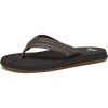 Quiksilver Youth Monkey Wrench Flip Flop Sandal (Little Kid/Big Kid)(Brown/Black/Brown)