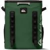 Quiksilver Zipperless Backpack Cooler 30L, Holds 36 Cans, 48 Hour Insulation, Leakproof & Waterproof Design, Heavy Duty TPU, IPX7, Padded Straps, Kangaroo Pockets, Bottle Opener(Trekking Green)