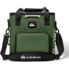 Quiksilver Zipperless Welded Cooler Box 20L, 48-72 Hour Insulation, Leakproof & Waterproof Welded Design, Heavy Duty TPU, IPX7, Adjustable Shoulder Strap, Carry Handles, Bottle Opener(Trekking green)