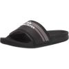 Quiksilver baby-boys Molokai Layback Infant Slide Sandal(Black/Grey/Black Rivi Slide Youth)