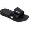 Quiksilver baby-boys Molokai Layback Infant Slide Sandal(Black/White/Black)