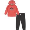 Quiksilver boys 2pc Fleece Pant Set(Spiced Coral/Shale/Turtledove)