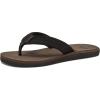Quiksilver boys Carver Suede Fixed Strap Kids Flip Flop Youth Sandal(Brown)