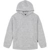 Quiksilver boys Pullover Hoodie Sweatshirt, Soft & Comfortable Fleece, Front Pocket(Keller Light Grey)