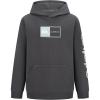 Quiksilver boys Pullover Hoodie Sweatshirt, Soft & Comfortable Fleece, Front Pocket(Phantom Lockup)