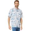 Quiksilver mens Long Boards Short Sleeve Woven(White Longboards)