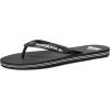 Quiksilver mens Molokai 3 Point Flip Flop Sandals(Black/Black/White)