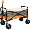 ROXY Folding Beach Wagon Cart – Heavy-Duty Collapsible Utility Wagon with All-Terrain Wheels, Large Storage Capacity, and Adjustable Handle – Ideal for Beach, Camping, and Outdoor Adventures(Heavy Duty Wagon)