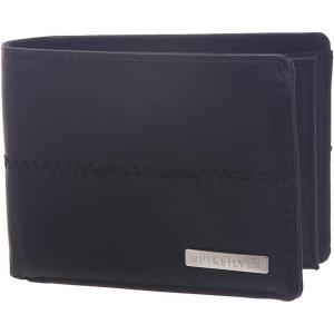 Quicksilver – Liberated Brands Men’s Stitchy Bi-Fold Wallet(Black)