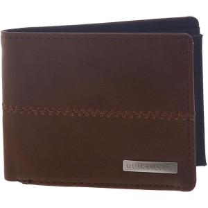 Quicksilver – Liberated Brands Men’s Stitchy Bi-Fold Wallet(Chocolate Brown)