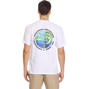 Quiksilver – Mens Baitball T-Shirt, Color White, Size: XX-Large