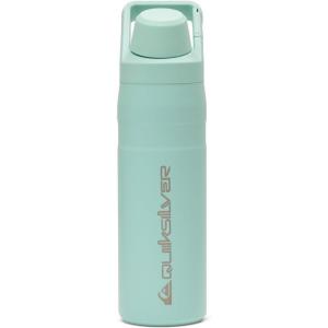 Quiksilver 24oz Stainless Steel Water Bottle, Wide Mouth Insulated Tumbler with Carabiner Hook, 18/8 Steel, 24hr Cold, BPA Free Reusable Bottle for Men, Women (Elmwood, 24oz)(Beach Glass)