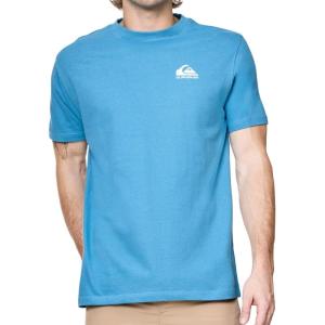 Quiksilver Big and Tall T-Shirts for Men – Mens Short Sleeve Cotton Crewneck Tee(Niagra)