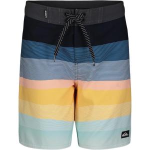 Quiksilver Boys Boardshorts with UPF 50+ Sun Protection, Quick Dry Swim Shorts(Island Waters)