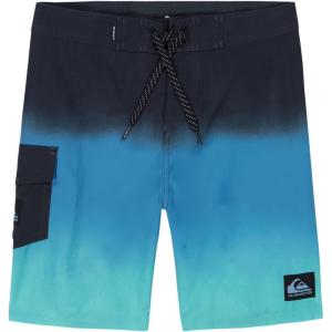 Quiksilver Boys Boardshorts with UPF 50+ Sun Protection, Quick Dry Swim Shorts(Turquoise Fade)