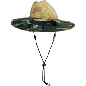Quiksilver Boys Pierside Print Straw Sun Hat(Camo)