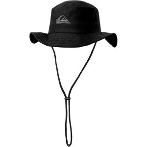 Quiksilver Boys Quiksilver Kid’s Bushmaster Sun Protection Floppy Visor Bucket Hat(Black)