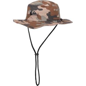 Quiksilver Boys Quiksilver Kid’s Bushmaster Sun Protection Floppy Visor Bucket Hat(Camo)