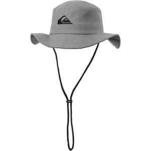 Quiksilver Boys Quiksilver Kid’s Bushmaster Sun Protection Floppy Visor Bucket Hat(Steeple Gray)