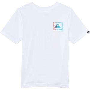 Quiksilver Boys Revival Short Sleeve Tee Shirt(White 242)