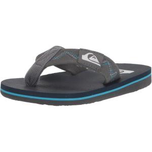 Quiksilver Boy’s Strap Flip-Flop(Grey/Blue/Blue)