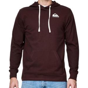Quiksilver Hoodies for Men, Big and Tall Jersey Pullover Lightweight Sweatshirts for Men, Cotton Casual Hoodie(Brown)