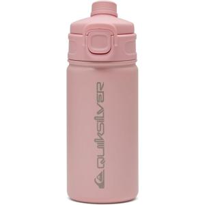 Quiksilver Laguna 24oz Tripple Wall Stainless Steel Water Bottle, Reusuable Sports Bottle with Leak-Proof Straw and Spout Lid, Non-Slip Rubber Base, Carrier Handle, 24H Hot & Cold Insulated Tumbler(Lotus)