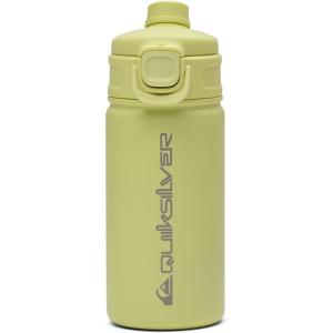 Quiksilver Laguna 24oz Tripple Wall Stainless Steel Water Bottle, Reusuable Sports Bottle with Leak-Proof Straw and Spout Lid, Non-Slip Rubber Base, Carrier Handle, 24H Hot & Cold Insulated Tumbler(Lime)